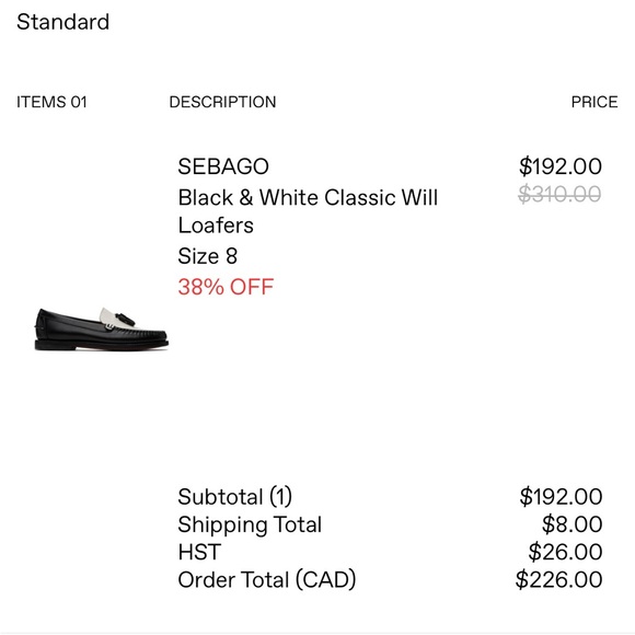 EUC Sebago Will Loafer - Size 8 - Picture 8 of 8